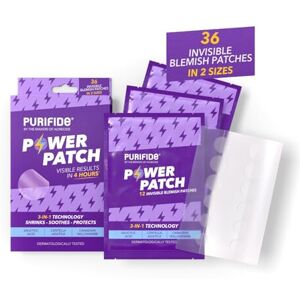 Purifide by Acnecide Power Pimple Patches, 36 Invisible Spot Patches with Salicy Purifide by Acnecide Power Pimple Patches, 36 Invisible Spot Patches with Salicy