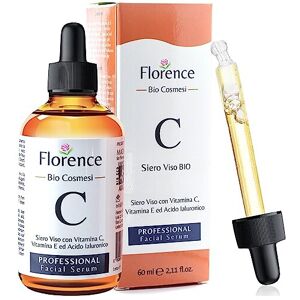Florence Big 2.11oz. Organic Vitamin C Serum for Face with Hyaluronic Acid and Niacinamid Florence Big 2.11oz. Organic Vitamin C Serum for Face with Hyaluronic Acid and Niacinamid