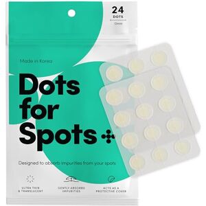 Dots for Spots Acne Patches - Pack of 24 Translucent Hydrocolloid Pimple Patch S Dots for Spots Acne Patches - Pack of 24 Translucent Hydrocolloid Pimple Patch S