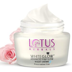 Lotus Herbals WhiteGlow Advanced Pink Glow Night Cream 50g Lotus Herbals WhiteGlow Advanced Pink Glow Night Cream 50g