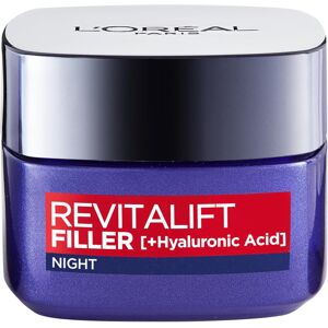 L’Oréal Paris L'Oreal Revitalift Filler Hyaluronic Acid Anti-Ageing Night Cream 50ml L’Oréal Paris L'Oreal Revitalift Filler Hyaluronic Acid Anti-Ageing Night Cream 50ml