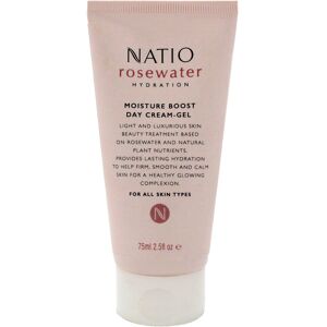 Rosewater Moisture Boost Day Cream-Gel by Natio for Women - 2.5 oz Cream Rosewater Moisture Boost Day Cream-Gel by Natio for Women - 2.5 oz Cream