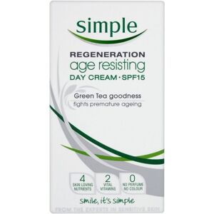 Simple Regeneration Age Resisting Day Cream SPF 15 50ML Simple Regeneration Age Resisting Day Cream SPF 15 50ML