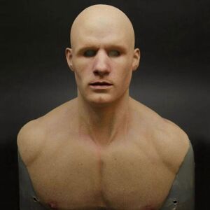 Unbranded (Bald) Latex Man Face Cover Masks Male Disguise Cosplay Party Props Unbranded (Bald) Latex Man Face Cover Masks Male Disguise Cosplay Party Props