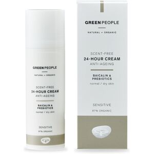 Green People Scent Free 24-Hour Cream 50ml Natural & Organic Sensitive Face Cr Green People Scent Free 24-Hour Cream 50ml Natural & Organic Sensitive Face Cr
