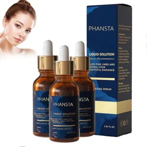 Unbranded (3pcs, One size) Liquid Wrinkle Reducing Serum for The Face and Neck, Anti-Aging Unbranded (3pcs, One size) Liquid Wrinkle Reducing Serum for The Face and Neck, Anti-Aging