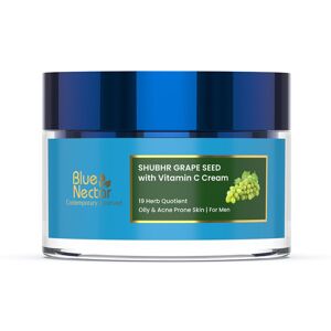 Blue Nectar Vitamin C Face Moisturizer for Oily & Acne Prone Skin with Grapeseed Blue Nectar Vitamin C Face Moisturizer for Oily & Acne Prone Skin with Grapeseed
