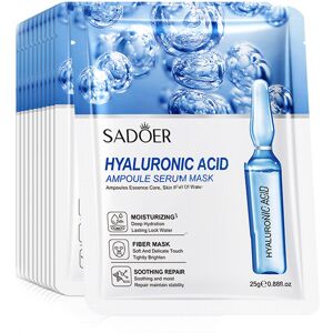 SRJ STAR (Hyaluronic Acid) 10pcs SADOER 24K Gold Vitamin C Hyaluronic Acid Face Mask Faci SRJ STAR (Hyaluronic Acid) 10pcs SADOER 24K Gold Vitamin C Hyaluronic Acid Face Mask Faci