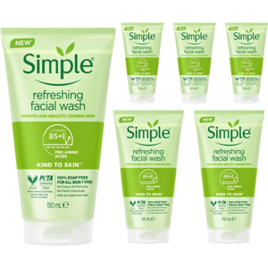 (6 x 150ml Refreshing ) 6 x 150ml Simple Kind to Skin Refreshing & Moisturising (6 x 150ml Refreshing ) 6 x 150ml Simple Kind to Skin Refreshing & Moisturising