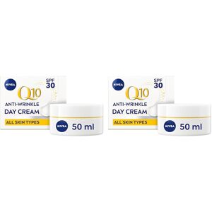 NIVEA Q10 Anti-Wrinkle Power Protecting Day Cream SPF 30 (50ml), Face Cream with NIVEA Q10 Anti-Wrinkle Power Protecting Day Cream SPF 30 (50ml), Face Cream with