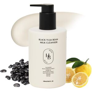 HEVEBLUE Black Yuja Bean Milk Cleanser - Sensitive Skin Korean Skincare Vegan HEVEBLUE Black Yuja Bean Milk Cleanser - Sensitive Skin Korean Skincare Vegan