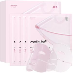 Unbranded PDRN Pink Collagen Gel Mask (4 sheets) Salmon DNA, Color Changing, Pink Glow, Unbranded PDRN Pink Collagen Gel Mask (4 sheets) Salmon DNA, Color Changing, Pink Glow,