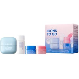 Laneige Icons To Go Set: Cream Skin, Water Bank Cream, Lip Sleeping Mask, Water Laneige Icons To Go Set: Cream Skin, Water Bank Cream, Lip Sleeping Mask, Water