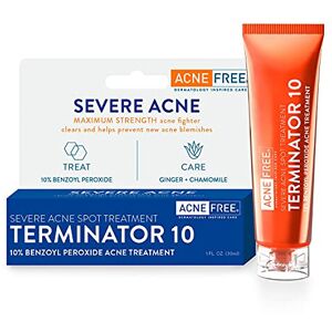 AcneFree Terminator 10 Acne Spot Treatment with Benzoyl Peroxide 10% M AcneFree Terminator 10 Acne Spot Treatment with Benzoyl Peroxide 10% M