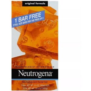Neutrogena Transparent Facial Bar Bonus Pack Original Formula - 3 ea Neutrogena Transparent Facial Bar Bonus Pack Original Formula - 3 ea