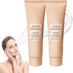 Gogerstar 2Pcs Purifying Exfoliating Gel, Facial Exfoliator Cleanser, Exfoliating Face Scr Gogerstar 2Pcs Purifying Exfoliating Gel, Facial Exfoliator Cleanser, Exfoliating Face Scr