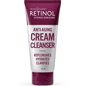 Retinol Anti-Aging Cream Cleanser - Daily Deep Cleansing Facial Wash Exfoliates Retinol Anti-Aging Cream Cleanser - Daily Deep Cleansing Facial Wash Exfoliates