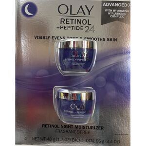 Olay Retinol + Peptide 24 Fragrance Free Night Moisturizer 1.7 OZ (2 Packs) Olay Retinol + Peptide 24 Fragrance Free Night Moisturizer 1.7 OZ (2 Packs)