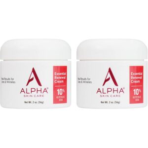 Alpha Skin Care Essential Renewal Cream Anti-Aging Formula 10% Glycolic AHA 2 Alpha Skin Care Essential Renewal Cream Anti-Aging Formula 10% Glycolic AHA 2