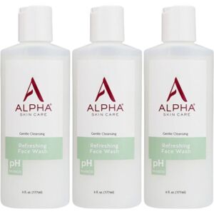 Alpha Skin Care Refreshing Face Wash Anti-Aging Formula Citric AHA Cleanses Alpha Skin Care Refreshing Face Wash Anti-Aging Formula Citric AHA Cleanses