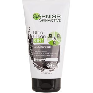 Garnier SkinActive Charcoal 3 in 1 Face Wash Scrub and Mask 4.4 fl. oz. Garnier SkinActive Charcoal 3 in 1 Face Wash Scrub and Mask 4.4 fl. oz.
