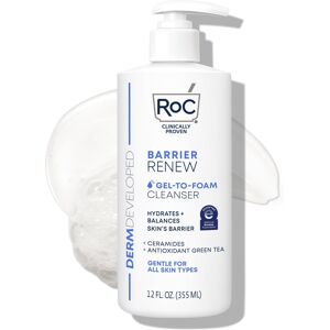 K ytt oikeus RoC Barrier Renew Gel to Foam Non Drying Facial Cleanser to Hydrate Skin Stocki K ytt oikeus RoC Barrier Renew Gel to Foam Non Drying Facial Cleanser to Hydrate Skin Stocki