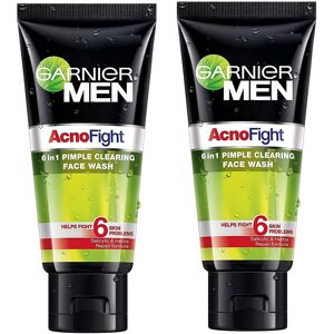 Garnier Men's Acno Fight Face Wash - 100ml (Pack Of 2) Garnier Men's Acno Fight Face Wash - 100ml (Pack Of 2)