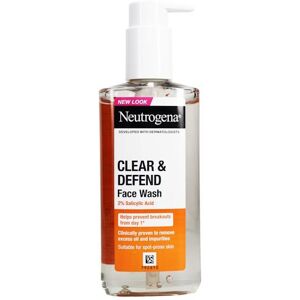 6 x Neutrogena Clear & Defend Face Wash 200ml 6 x Neutrogena Clear & Defend Face Wash 200ml