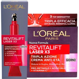 L’Oréal Paris L'Or?al Paris Revitalift Day Cream Laser X3 Anti-Wrinkle Action 50ml + Revitalif L’Oréal Paris L'Or?al Paris Revitalift Day Cream Laser X3 Anti-Wrinkle Action 50ml + Revitalif