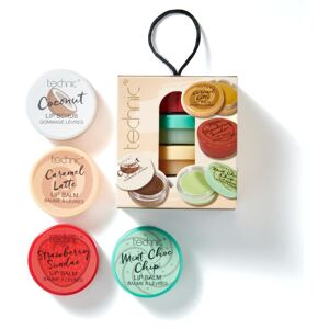 Technic Lip Balm & Scrub 4Pc Gift Set - 4 Flavours - Nourishing Coconut Sugar Scrub Lip Technic Lip Balm & Scrub 4Pc Gift Set - 4 Flavours - Nourishing Coconut Sugar Scrub Lip