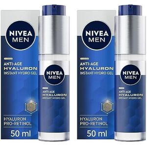 NIVEA MEN Anti-Age Hyaluron Face Gel, 50ml, Wrinkle Reduce, 2 Pack NIVEA MEN Anti-Age Hyaluron Face Gel, 50ml, Wrinkle Reduce, 2 Pack