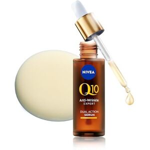 NIVEA Q10 Anti-Wrinkle Expert Dual Action Serum (30ml), Anti Ageing Face Serum f NIVEA Q10 Anti-Wrinkle Expert Dual Action Serum (30ml), Anti Ageing Face Serum f