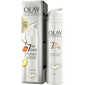 Olay Total Effects Featherweight 7 in 1 AntiAgeing Moisturiser SPF 15, 50ml Olay Total Effects Featherweight 7 in 1 AntiAgeing Moisturiser SPF 15, 50ml