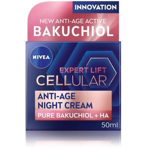 NIVEA Cellular Expert Lift Anti-Age Night Cream (50ml), Bakuchiol & Hyaluronic A NIVEA Cellular Expert Lift Anti-Age Night Cream (50ml), Bakuchiol & Hyaluronic A