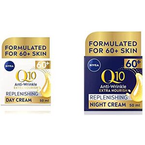 NIVEA Q10 Power 60+ Anti-Wrinkle Day Cream (50ml) & Night Cream (50ml) NIVEA Q10 Power 60+ Anti-Wrinkle Day Cream (50ml) & Night Cream (50ml)