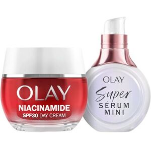 Olay Super Powered Duo: Super Serum + Regenerist Niacinamide SPF30 Day Face Crea Olay Super Powered Duo: Super Serum + Regenerist Niacinamide SPF30 Day Face Crea