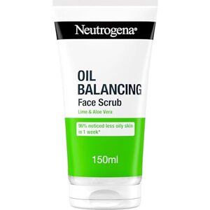 Neutrogena Oil Balancing Face Scrub 150ml, Lime & Aloe Vera Neutrogena Oil Balancing Face Scrub 150ml, Lime & Aloe Vera
