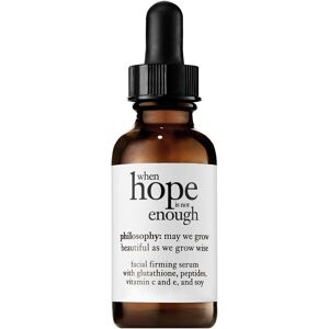 Philosophy when hope is not enough facial firming serum - with vitamins C & E an Philosophy when hope is not enough facial firming serum - with vitamins C & E an