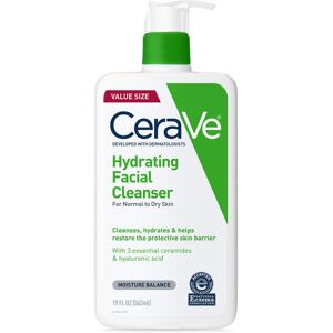 CeraVe Hydrating Facial Cleanser Moisturizing Face Wash For Dry Skin Hyaluro CeraVe Hydrating Facial Cleanser Moisturizing Face Wash For Dry Skin Hyaluro
