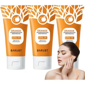 Unbranded 3PC Orange Exfoliating Gel,Natural Orange Peeling Gel Face Scrub,Deep Cleansing Unbranded 3PC Orange Exfoliating Gel,Natural Orange Peeling Gel Face Scrub,Deep Cleansing