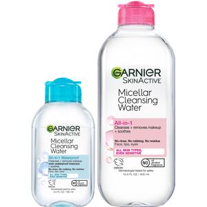 Garnier Micellar Cleansing Water For All Skin Types 13.5 fl oz + Micellar Clea Garnier Micellar Cleansing Water For All Skin Types 13.5 fl oz + Micellar Clea