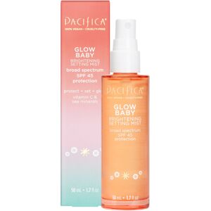 Pacifica Face Moisturizer - SPF 45 UVA/UVB Glow Baby Brightening Setting Mist Sp Pacifica Face Moisturizer - SPF 45 UVA/UVB Glow Baby Brightening Setting Mist Sp