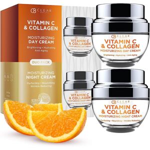 Clear Beauty Vitamin C & Collagen Day/Night Moisturizer - Dermatologist Tested Clear Beauty Vitamin C & Collagen Day/Night Moisturizer - Dermatologist Tested