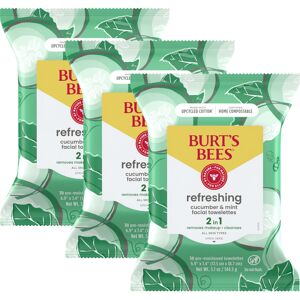 Burts Bees Cucumber & Mint Face Wipes for All Skin Types Refreshing Makeup Re Burts Bees Cucumber & Mint Face Wipes for All Skin Types Refreshing Makeup Re