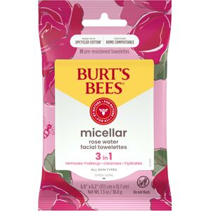 Burts Bees Micellar Facial Towelettes With Rose Water Pre-Moistened Towelettes Burts Bees Micellar Facial Towelettes With Rose Water Pre-Moistened Towelettes