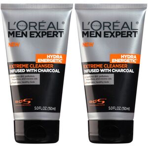 L’Oréal Paris L'Oreal Paris Men Expert Hydra Energetic Daily Facial Cleanser with Charcoal, 2 L’Oréal Paris L'Oreal Paris Men Expert Hydra Energetic Daily Facial Cleanser with Charcoal, 2