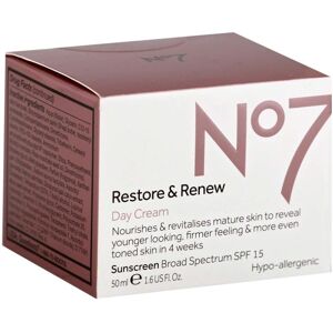 Boots No7 Restore & Renew Day Cream(SPF 15) 1.6 oz Boots No7 Restore & Renew Day Cream(SPF 15) 1.6 oz