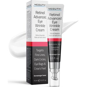 YEOUTH Retinol Eye Cream with Hyaluronic Acid - Anti-Aging Under Eye Treatment f YEOUTH Retinol Eye Cream with Hyaluronic Acid - Anti-Aging Under Eye Treatment f