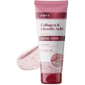 Envy Collagen & Glycolic Acid Face Scrub - Anti-Aging Softening & Dark Spot Imp Envy Collagen & Glycolic Acid Face Scrub - Anti-Aging Softening & Dark Spot Imp