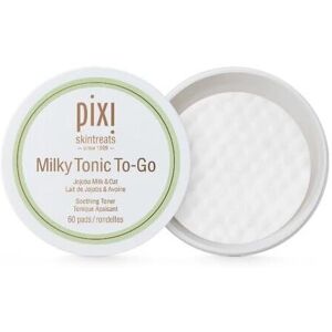 Pixi Milky Tonic to-Go Calming & Hydrating Pads Containing Jojoba Milk Infused Pixi Milky Tonic to-Go Calming & Hydrating Pads Containing Jojoba Milk Infused